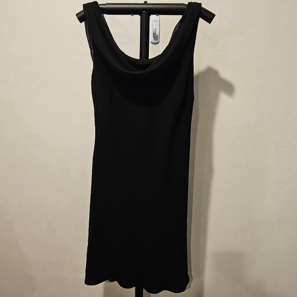 Women's S.L.Fashions Chiffon Cocktail Dress Size 10 Black
